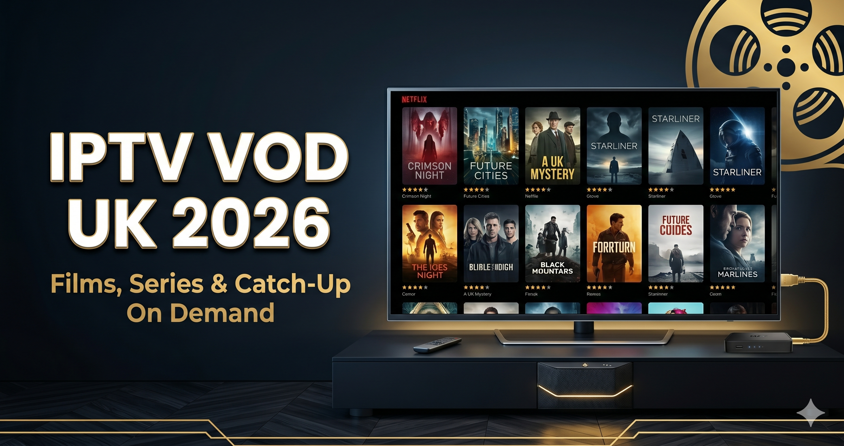 IPTV UK movies and series on demand VOD