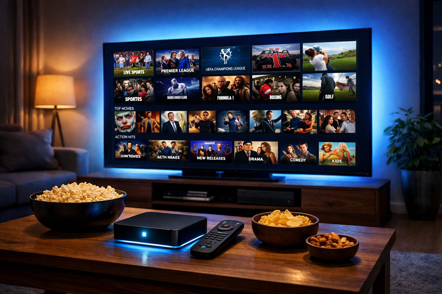 Choose your IPTV UK subscription plan