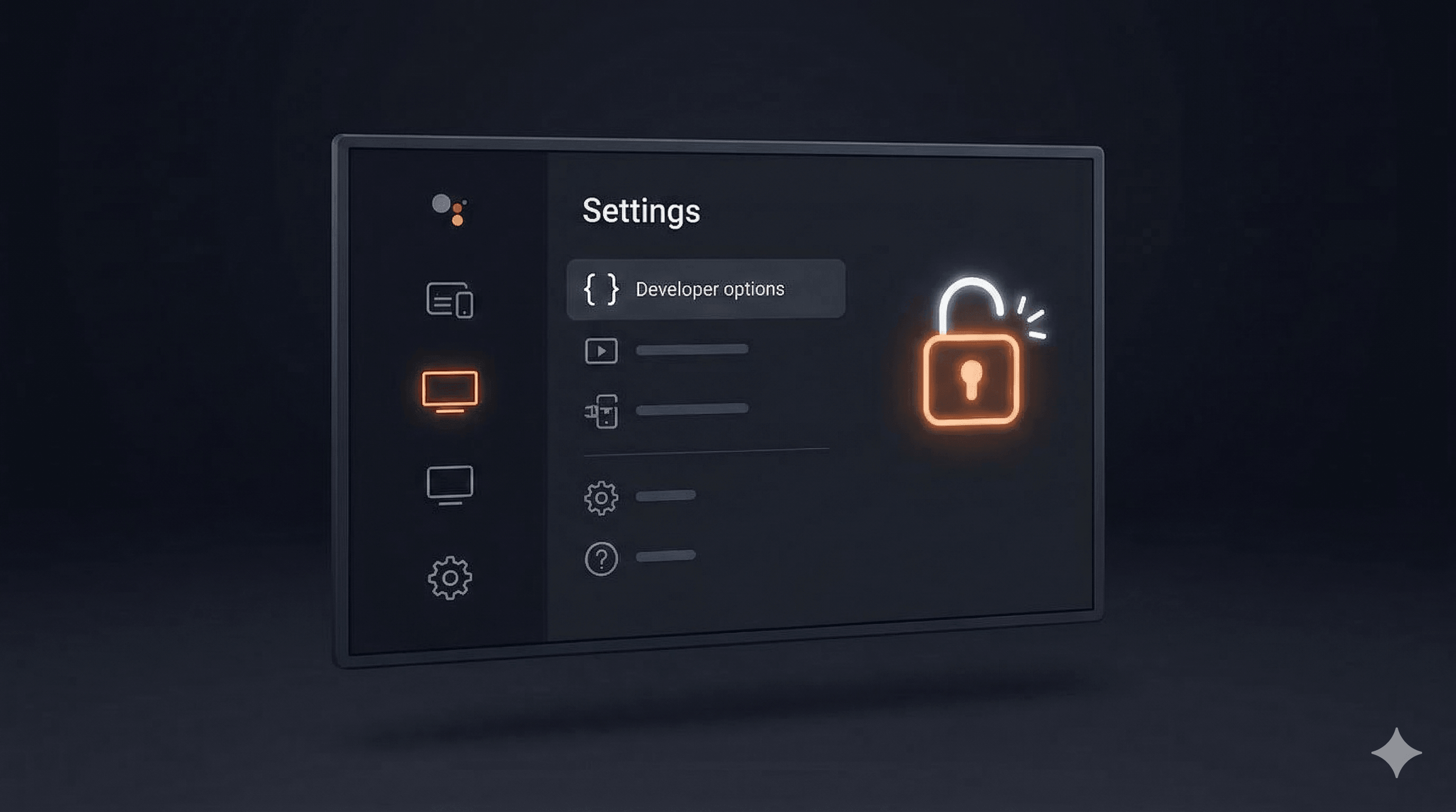 Screenshot showing how to enable Apps from Unknown Sources in the Amazon Firestick settings menu.