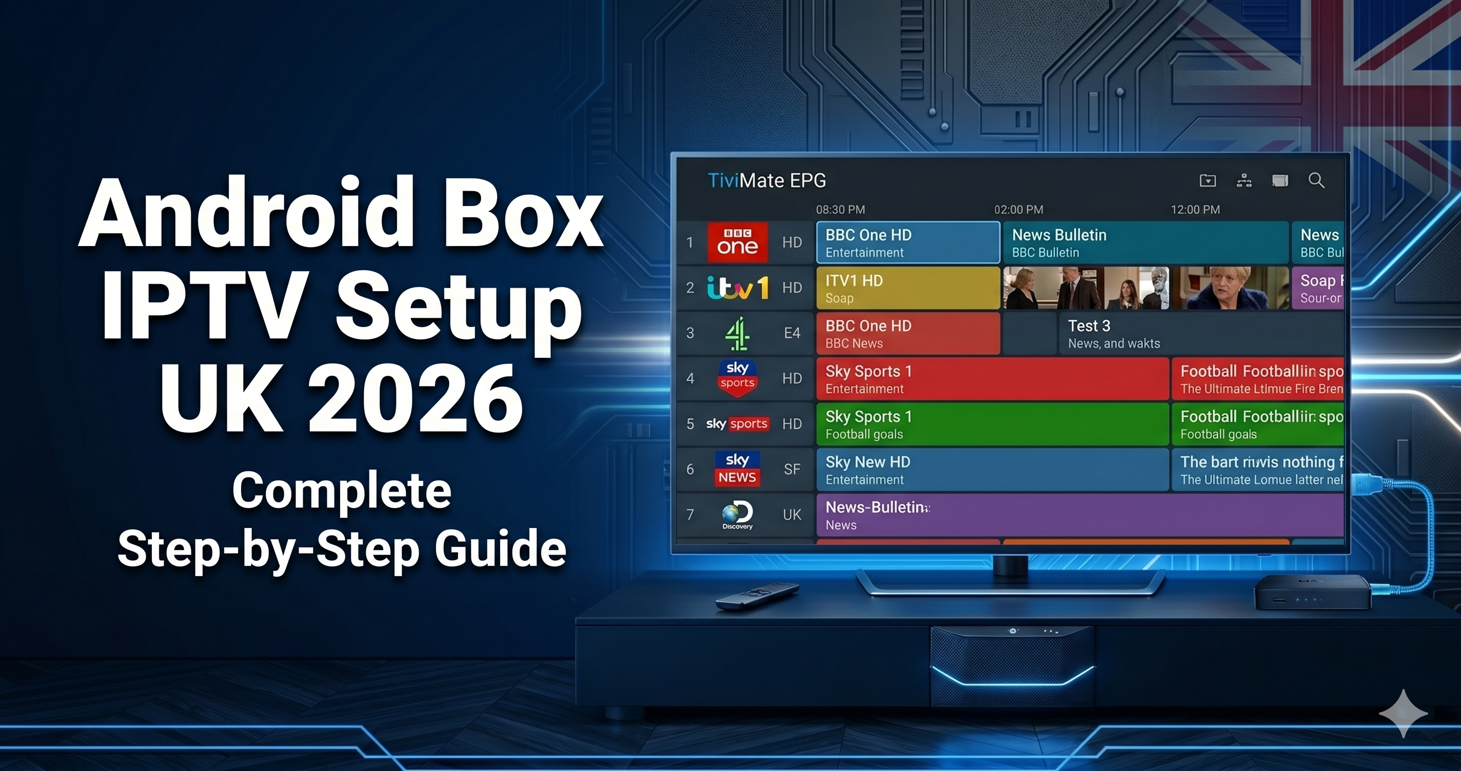 Android Box IPTV Setup UK 2026