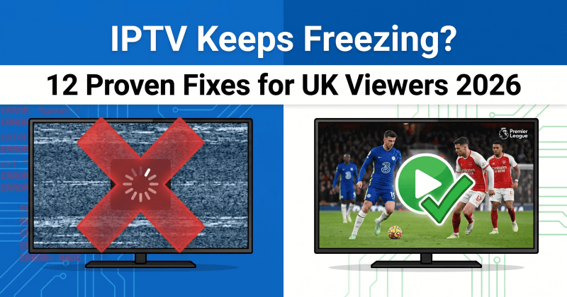 IPTV Keeps Freezing Fix UK 2026