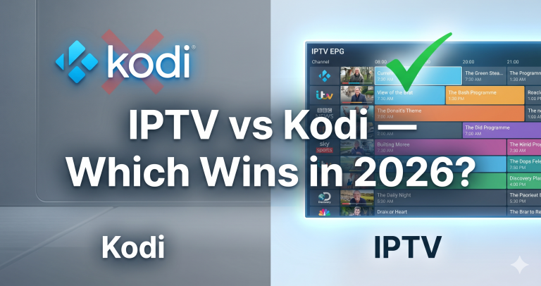 IPTV vs Kodi UK 2026
