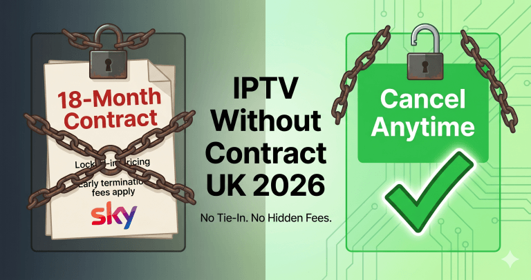 IPTV Without Contract UK 2026