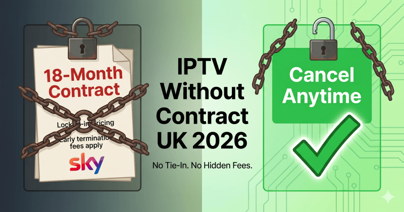 IPTV Without Contract UK 2026